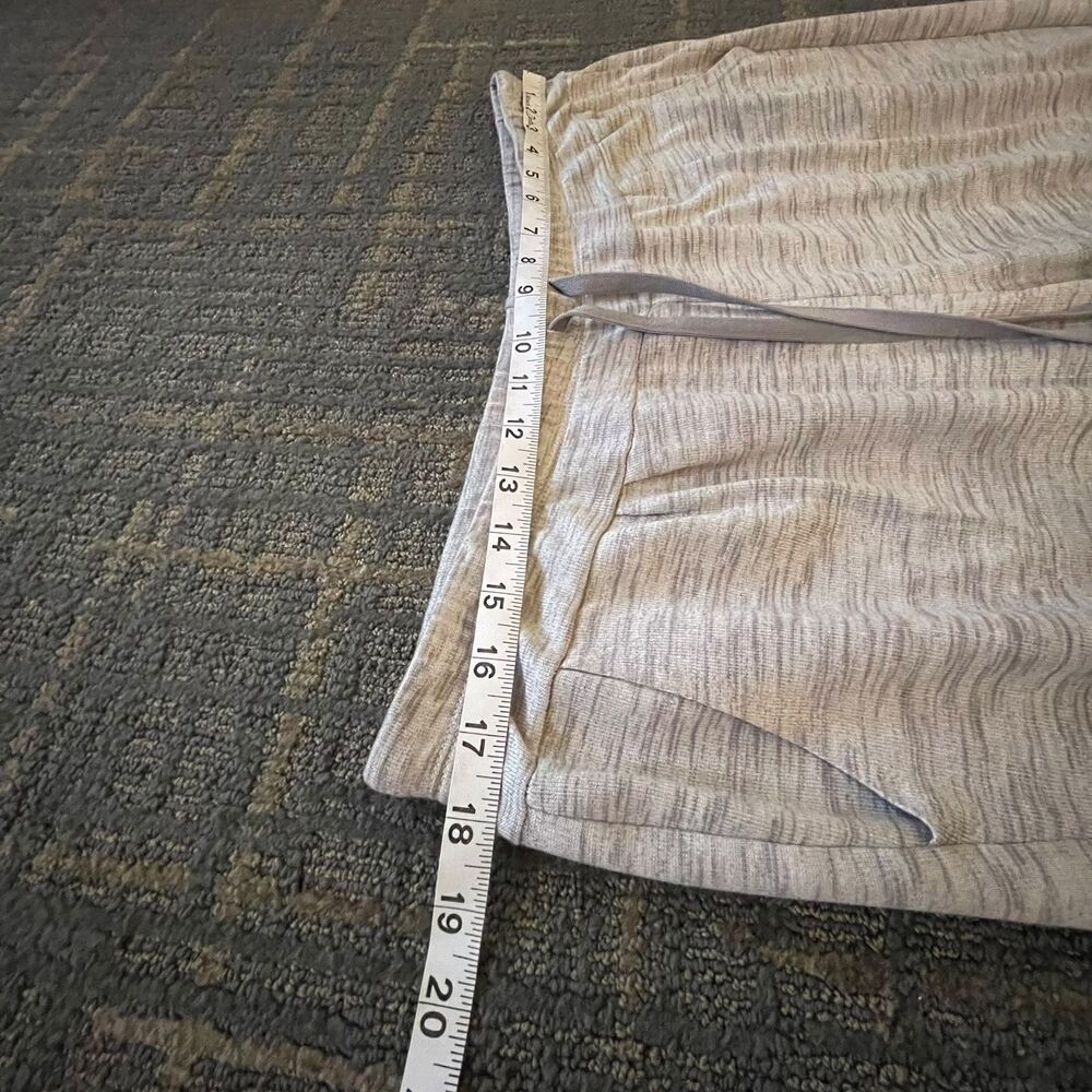 Secret Treasures Womens Size XL (16-18) Heather Gray Cropped Jogger Pants Lounge - Picture 8 of 8